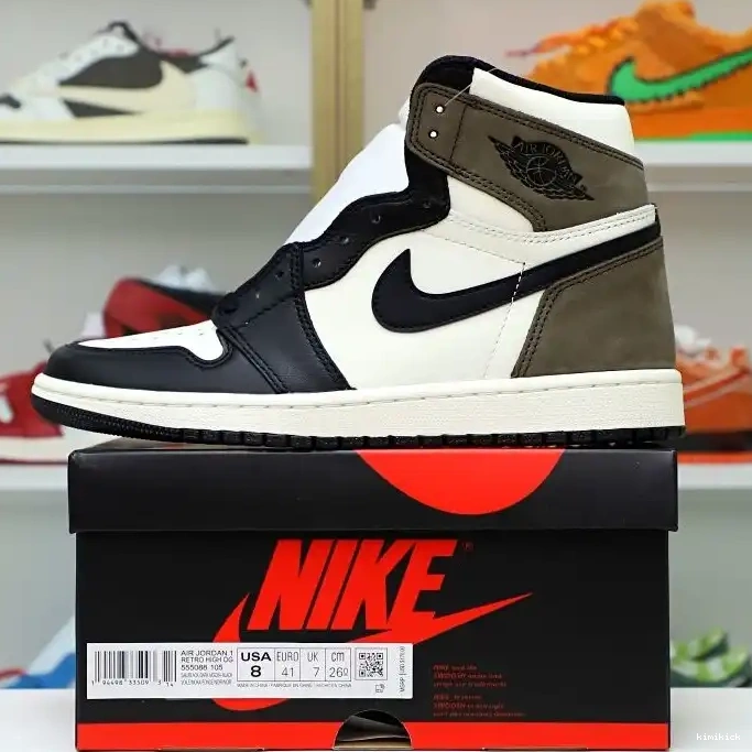 1 HIGH JORDAN 'DARK RETRO AIR MOCHA' OG Kimikick 0504